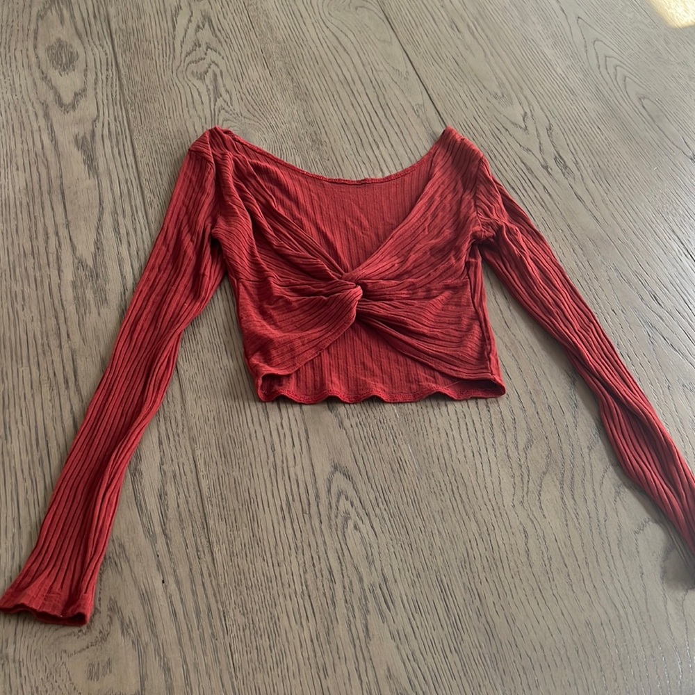 Fashionnova top red/copper great condition size medium